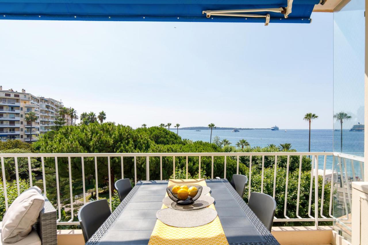 Vue Mer Exceptionnelle Sur Plage Du Midi En 1Re Ligne- 2 Chambres Cannes Extérieur photo